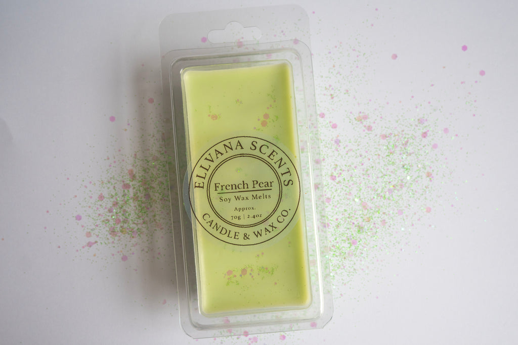French Pear Glitter Snap Bar