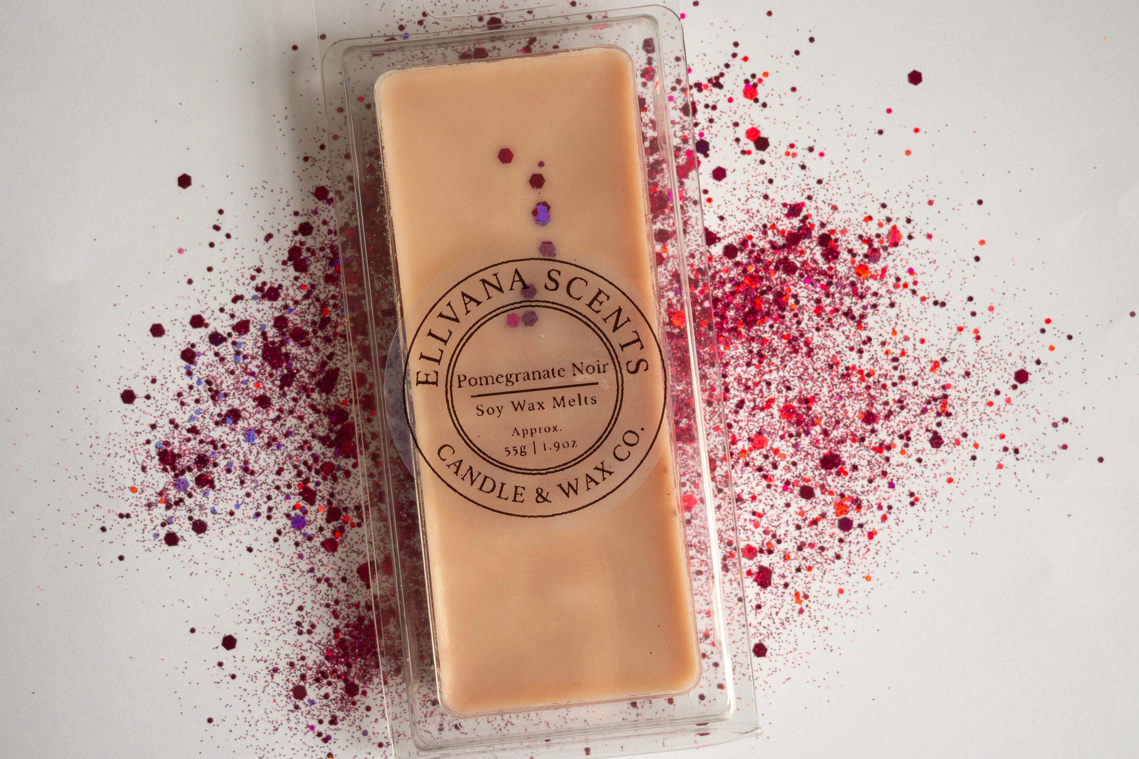 Pomegranate Noir Glitter Snap Bar