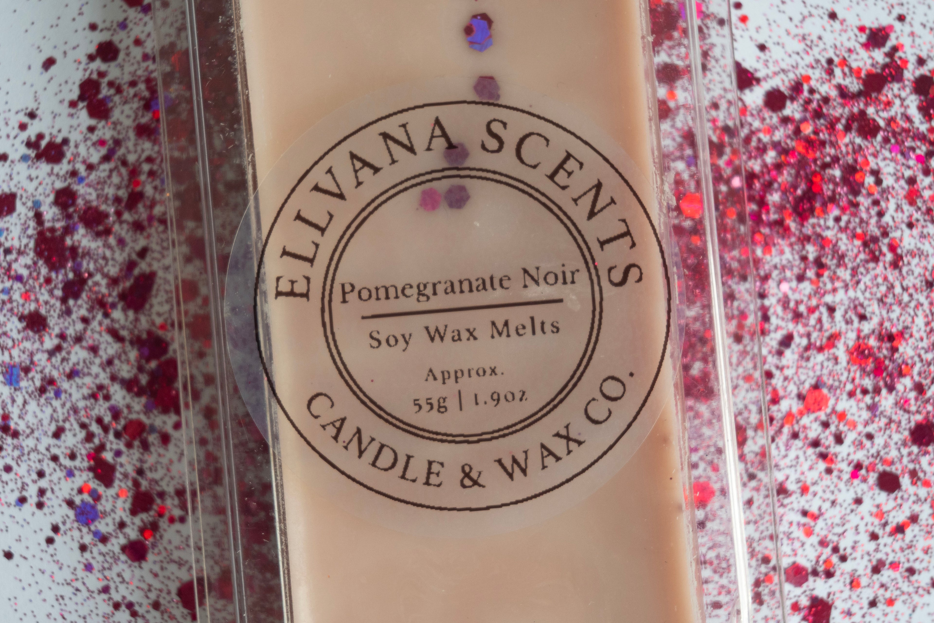 Pomegranate Noir Glitter Snap Bar