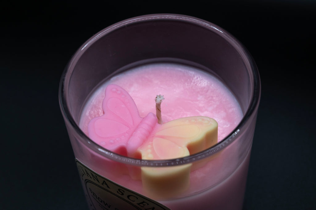 Snow Angel Butterfly Candle