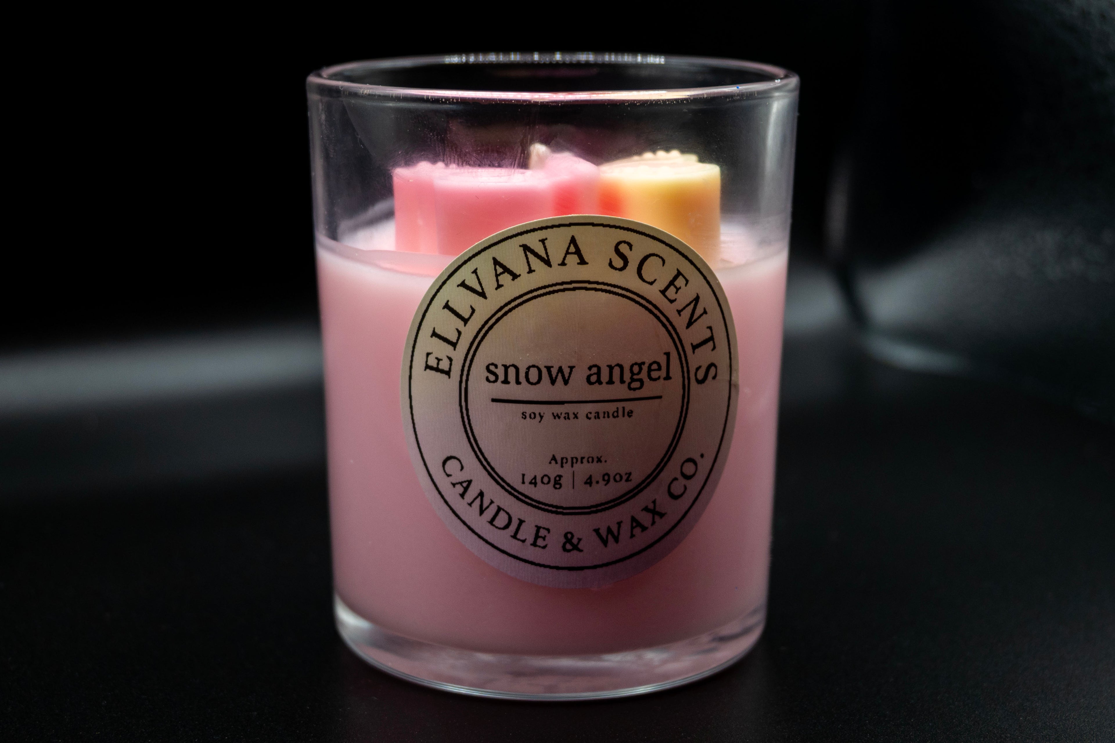 Snow Angel Butterfly Candle
