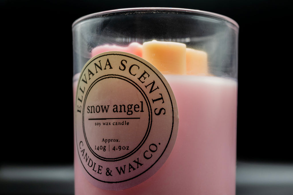 Snow Angel Butterfly Candle
