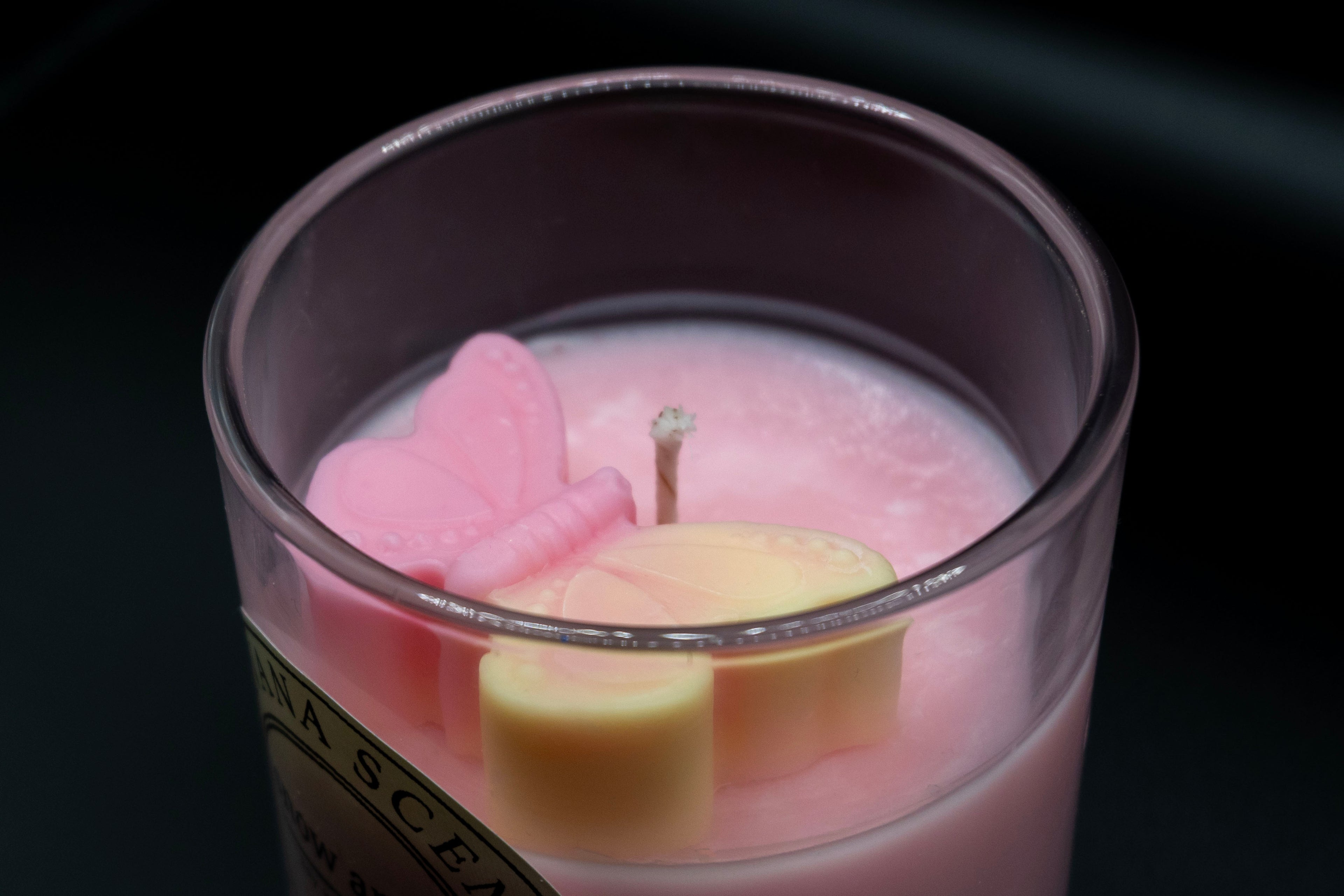 Snow Angel Butterfly Candle