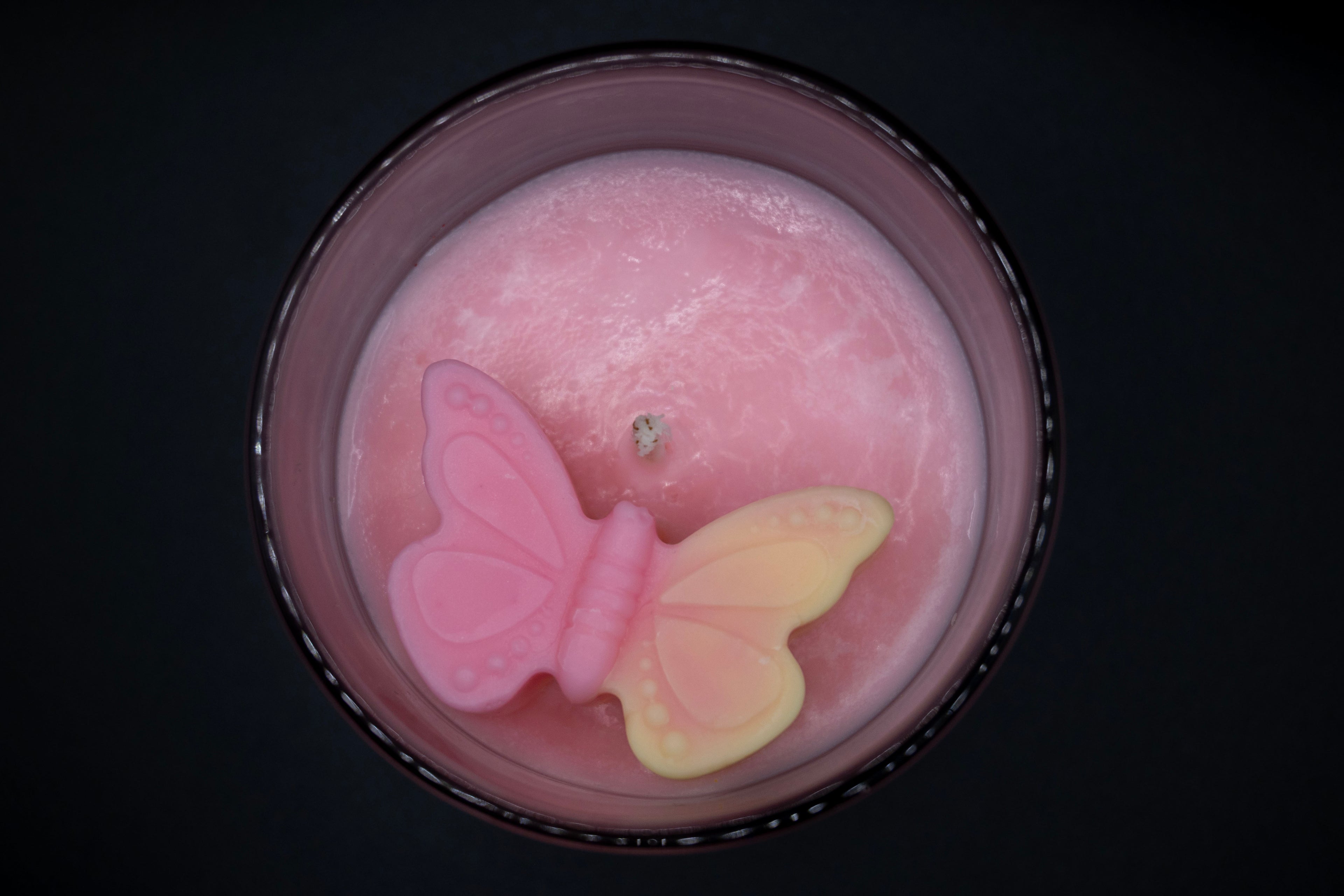 Snow Angel Butterfly Candle